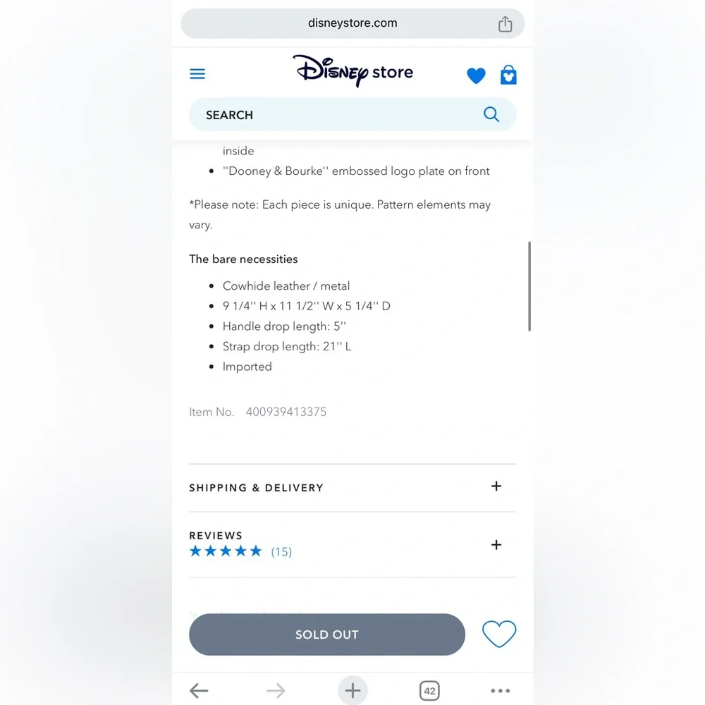 Dooney & Bourke sketch satchel bag - Picture 11 of 11